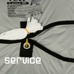 Service Ompackning Kalott/Kvadratisk Nödskärm