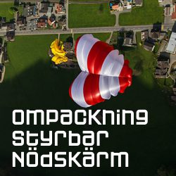 Ompackning styrbar nödskärm